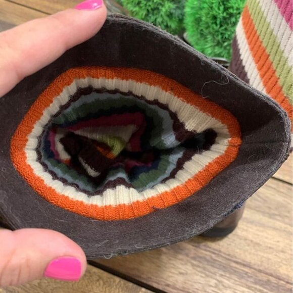 🤎coach leather/wool boots. 2 ways to wear! Size 7. New condition. Brown. - Picture 7 of 10